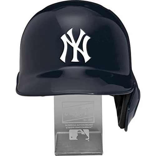Rawlings MLB Replica Batting Helmet with Engraved Stand