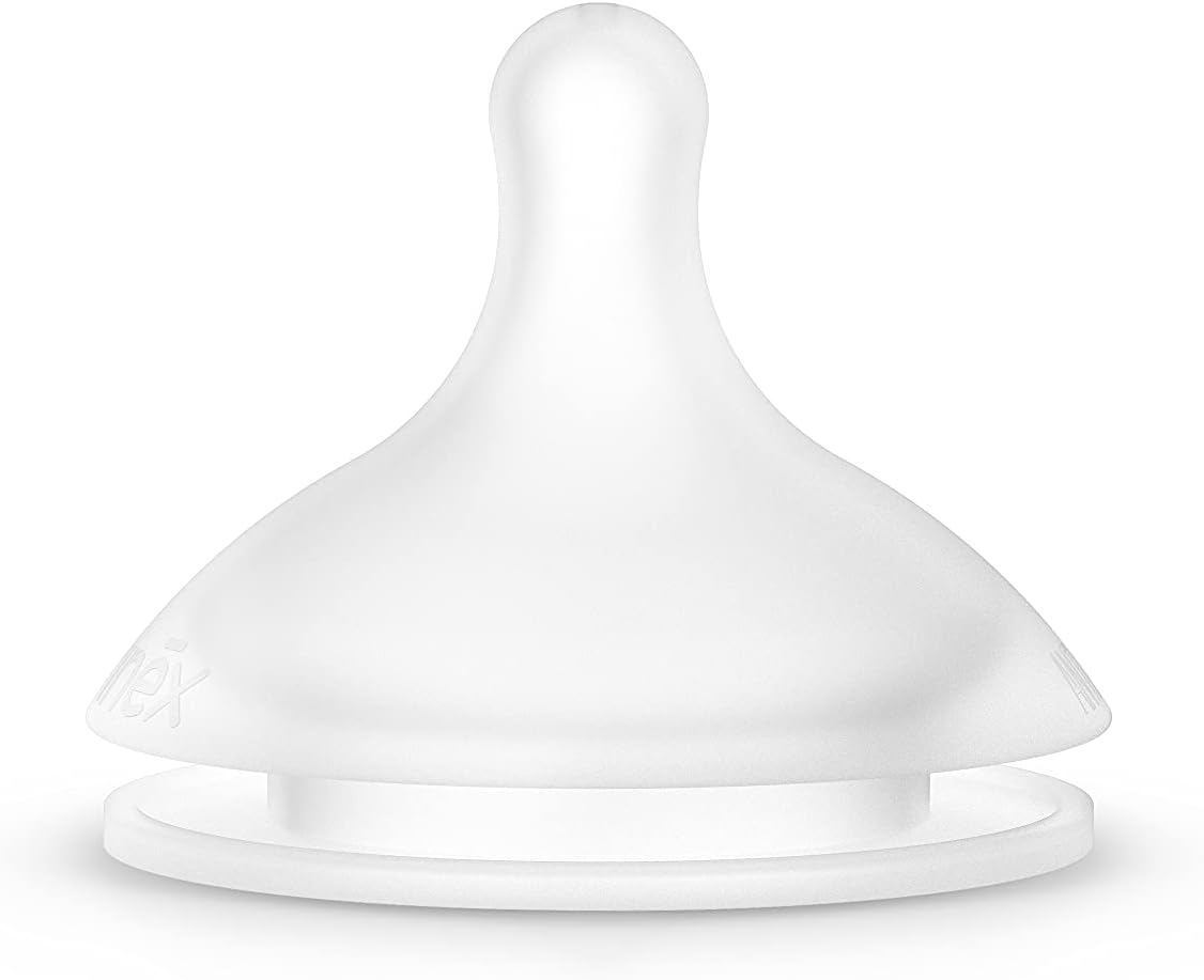 Suavinex, SX Pro Physiological Teats 2 Pack Silicone Dense Flow for Paper 6 Months with Anti-Colic System