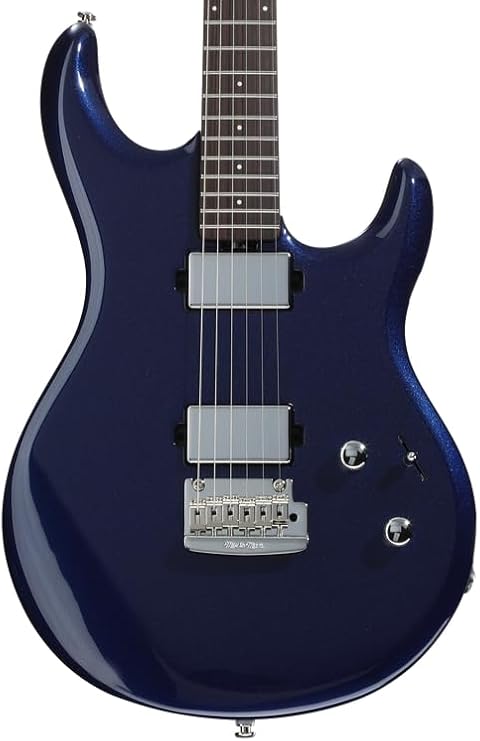 Ernie Ball Music Man Luke 4 HH Electric Guitar - Butane Blue with Rosewood Fingerboard