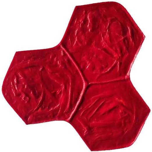 Durable Polyurethane Floor Imprint Mold, Concrete Cement Embossing Tool, Artistic Stone Texture Concrete Stamp for Outdoor Decorative Landscaping