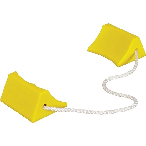 Checkers 5.5" Airplane Chocks, Aviation Wheel Chocks for Small Aircraft