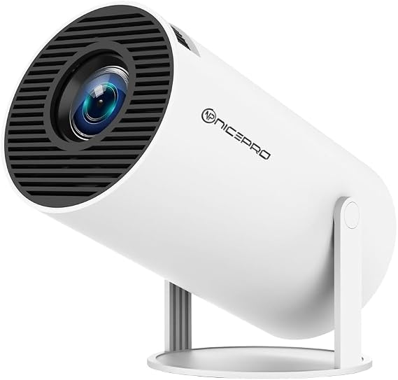 NPO NP315Plus 4K Android11 BT5.0 Wifi6 200ANSI Lümen IOS/Android Taşınabilir Akıllı LED Projeksiyon