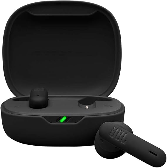 JBL Wave Flex 2-40h Çalma Süresine Sahip Kablosuz Açık Çubuk Bluetooth Kulaklıklar, Akıllı Ortam Teknolojisi, Saf Bas Ses, IP54 Su Geçirmez ve Çok Noktalı Bağlantı, Siyah