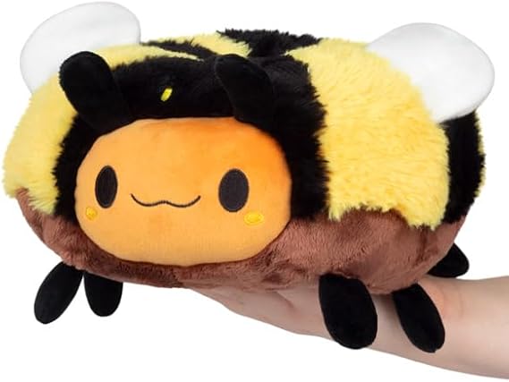 Squishable - Mini Donut Bee - SynthiSquish Collection - 9 in - Soft Toy Collectible Stuffed Animal