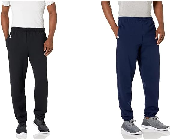 Men's Dri-Power Closed Bottom Fleece Sweatpants with Pockets