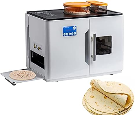 Automatic Maker - Electric Chapati & Tortilla Machine for Effortless Cooking, Quickly Makes Flatbreads, Pancakes, Dosa & Pita with One-Touch Convenience