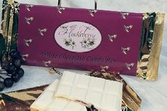 Huckleberry White Chocolate Candy Bar, 4oz