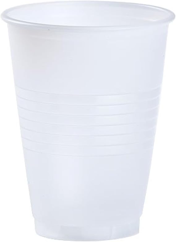 Party Dimensions 50 Count Plastic Cup, 12-Ounce, Translucent