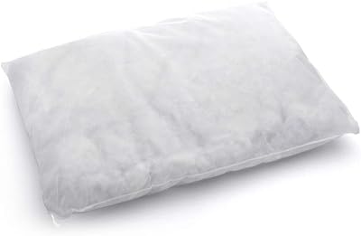 MediChoice Pillow, Disposable, Spunbond Polypropylene Cover, 10 Ounce, Polyester Fiber Fill, White, 15 Inch x 20 Inch, Single-Patient Use Case of 12