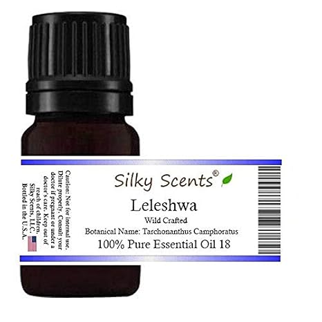 Leleshwa (Camphor Bush) Wild Crafted Essential Oil (Tarchonanthus Camphoratus) 100% Pure and Natural - 5 ML