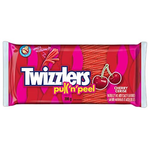 Twizzlers Cherry Pull N Peel Party Pack, 396 Gram13.96 Ounces {Imported from Canada}