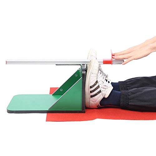 Alomejor Sit and Reach Flexibility Tester, Aluminum Alloy Scale, High Density Sheet, 40x25x23cm, for Kids and Adults