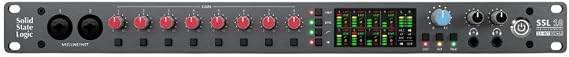 Solid State Logic USB Audio Interface 18 26x28 32bit 192khz | And 10 Balanced Line Outputs (Black)