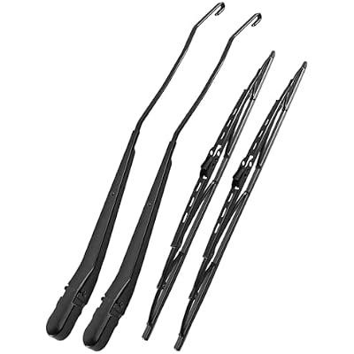 1 Pair 42996 42995 Front Windshield Wiper Arm & Blade Kit Fit for Ford Crown Victoria Mercury Grand Marquis 2005-2011 Replace 5W7Z17526BA 5W7Z17526AA