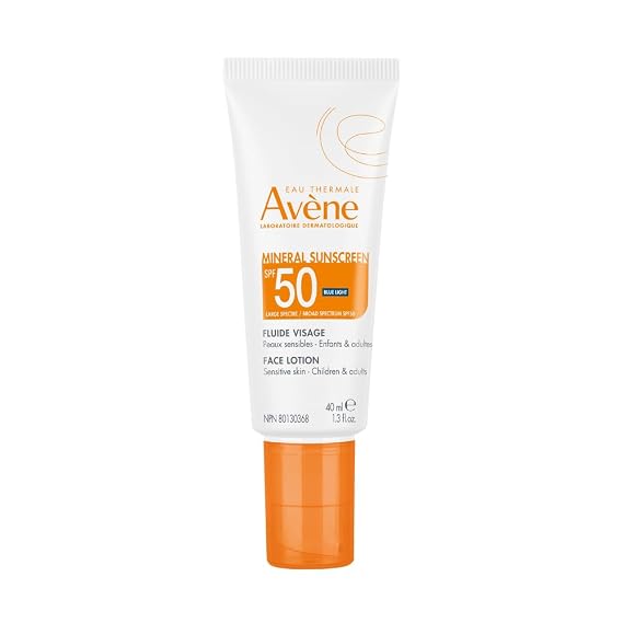 Avene Mineral Sunscreen SPF 50 Face Lotion