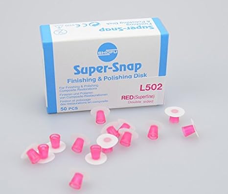 SHOFU - Super Snap Red Double Sided Disk Bx/50 - Refil 110685 Us Dental Depot