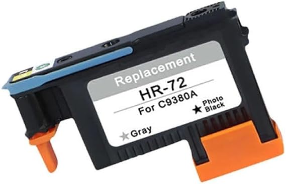 72 Printhead C9380A C9383A C9384A Compatible with Designjet T610 T620 T770 T790 T795 T1100 T1120 T1200 T1300 T2300 Printers(GY and PBK)