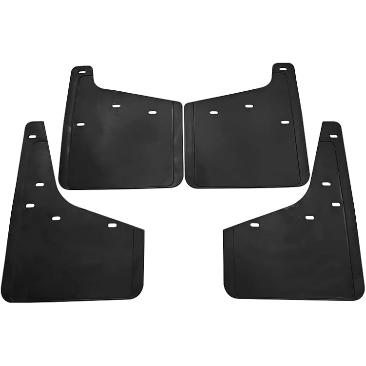 4PCS Car Mud Flaps for Mitsubishi Pajero 2011 2012 2013 2014 2015 2016, Custom Front and Rear Mudflaps All Weather Tire Protector Splash Guards Mudflaps Front Rear Splash Guards