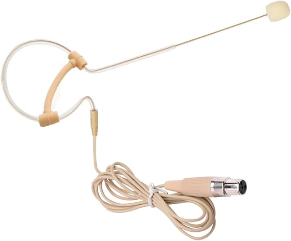 Single Ear Headset Microphone Compatible with Shure Bodypack