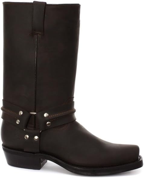 Grinders Renegade Hi Dark Brown Mens Cowboy Boots, Size 6
