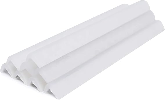 JINBAOFA Table & Cabinet Edge Protector, Baby Protection, Table Corner Guard Strip (10 in., 8 pcs), Home Cabinet Bumper, Silicone, Edible Grade