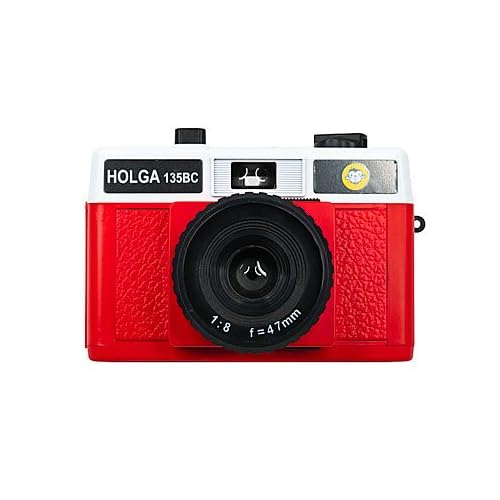 Holga 135BC Red and White 35mm Camera