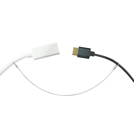 5 Pack Adjustable Cable Tether Universal Computer Adapter Lock Kit DIY Kit Stainless Steel wiht Nylon Coat Tether Computers/Dongles/HDMI/VGA/DP/Mac Adapter