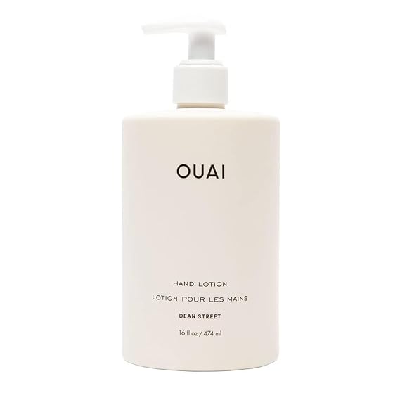 OUAI Hand Lotion - Hydrating Lotion for Dry Skin (16 Fl Oz) | Daily, Lightweight, With Avocado, Rosehip & Jojoba Oil, Locks in Moisture, Never Greasy