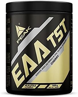 PEAK EAA - TS-Technology - 500g Flavour Strawberry Lime I Powder I All Essential Amino acids I Muscle Growth I Fast Absorbing I Vegan I B - Vitamins