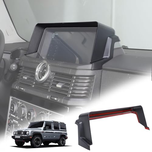 Car Navigation Screen Protector Sunshade Compatible with INEOS Grenadier 2020-2024 Car Navigator Sun Shade Anti Reflective ABS Interior Accessories