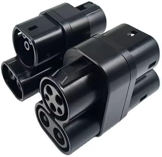 CCS 1 to CCS 2 Fast Charge Adapter (DC+AC), Type 1 to Type 2 EV Charging Converter