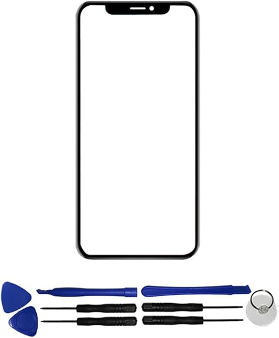 OYOG Replacement for iphone X Touch Screen Front Outer Glass (No Digitizer LCD) Black