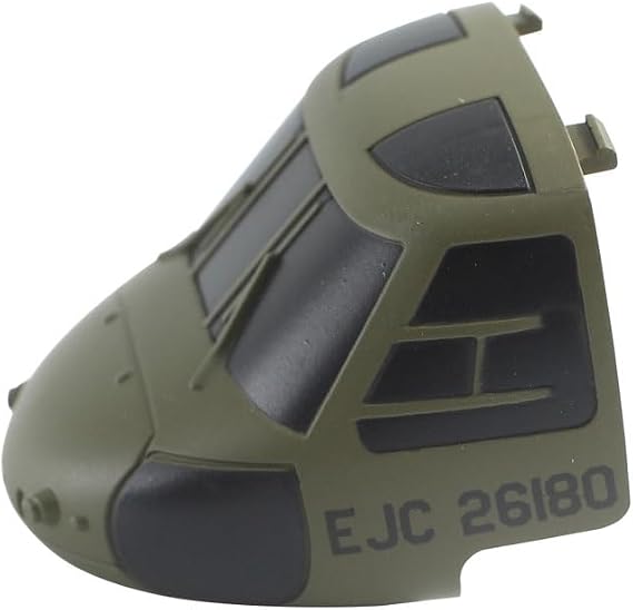 KingVal Replacement Canopy RC Parts Compatible with WLtoys XK K170 RC Helicopter