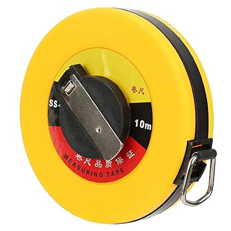 Fiberglass Site Measurement Tape Measure Compact Soft Rulers Measuring Tool for Construction Survey(10m)