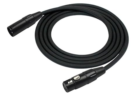 KIRLIN MPC-470PB-3MBK Microphone Cable (3 mt)