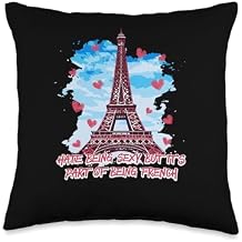 Sexy Being French Fitness Lifestyle Health Habits France Throw Pillow