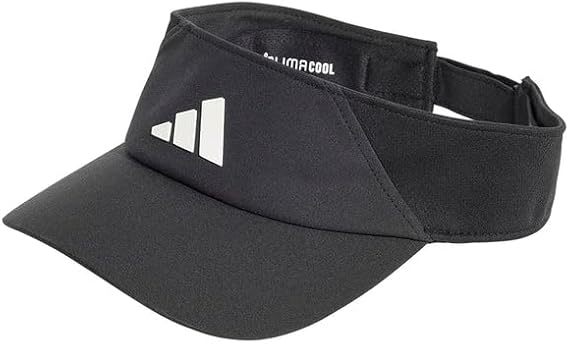 adidas Unisex-Adult Climacool Visor,Black/White,One Size Fits Most