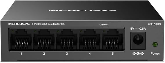 Mercusys MS105GS, 5-Port Gigabit Desktop Switch