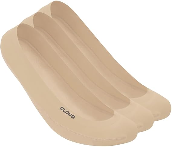 Cloud Ultra-Thin No-Show Liner Socks, Non-Slip Grip | Women & Men