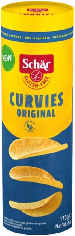 Schar Curvies Original Gluten Free Potato Chips 170 gr