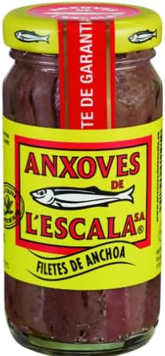 Anchovy Fillets with Olives Preserves 100g Mediterranean Style Ready to Eat Gourmet Seafood Selection for Salads Pasta and Appetisers