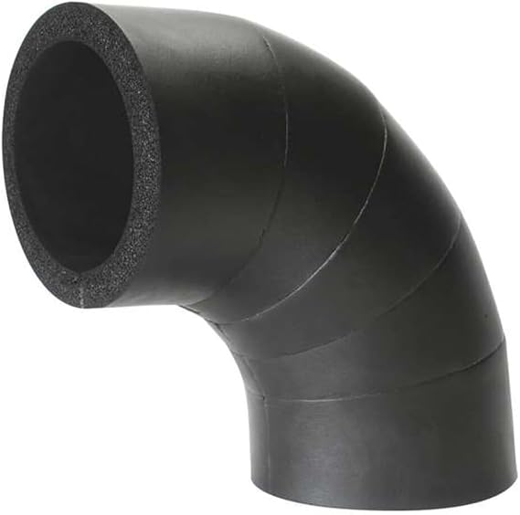 5/8" x 27/64" Elastomeric Elbow Pipe Fitting Insulation, 1" Wall