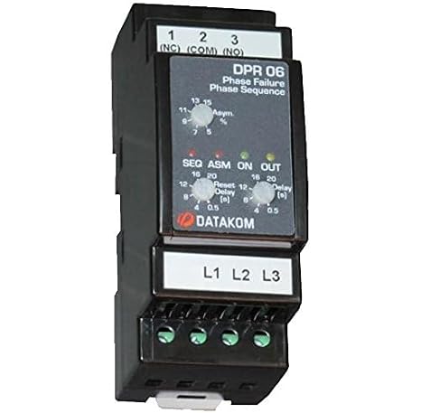 DPR-06 Motor Protection Controller, L-L, Asymmetry