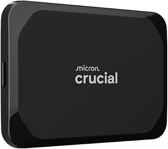 Crucial X9 1TB External SSD Hard Drive up to 1050MB/s Compatible with PC Mac and Game Consoles Portable Solid State Drive USB-C 3.2 - CT1000X9SSD902