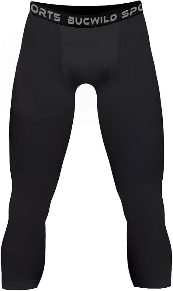 Bucwild Sports Compression Pants | Tights Leggings for Basketball, Football, Cycling & Baselayer