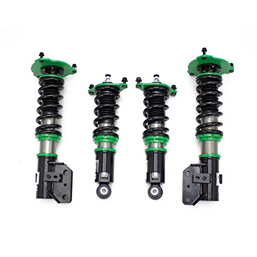 R9-HS2-045 compatible with Subaru WRX VA1  WRX STI VA2 2015-21 Hyper-Street II Coilover Kit w 32-Way Damping Force Adjustment Lowering Kit by Rev9, 32 Damping Level Adjustment