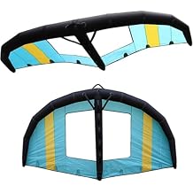 Handheld Windsurfing Wing, Kitesurfing Inflatable Foil Wings with Window, Inflatable Surfboard Kiteboarding Windsurfing for Adult Beginner Water Snow Water Play Toy