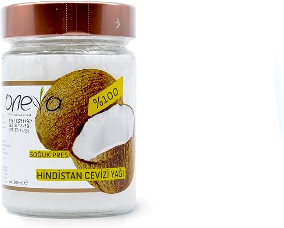 Oneva Hindistan Cevizi Yağı 300 ml Soğuk Sıkım