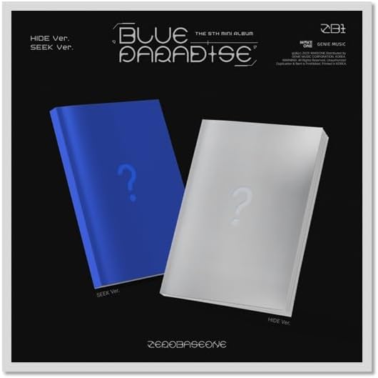 ZEROBASEONE BLUE PARADISE [ Photobook Ver. ] 5th Mini Album 2 Ver Set