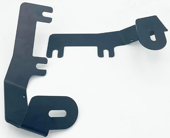 SMD Mount Brackets - Hood Ditch POD Brackets Compatible with 2020-2025 Sierra AT4, Black Steel,